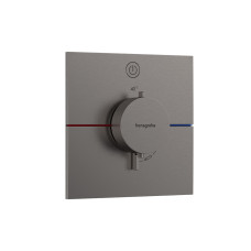 Термостат скрытого монтажа ShowerSelect Comfort E на 1 функцию, Brushed Black Chrome (15571340)