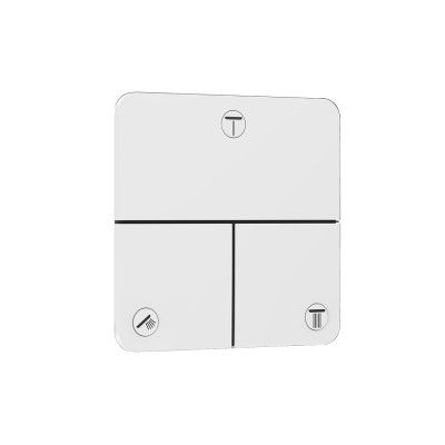 Переключатель ShowerSelect Comfort Q на 3 функции, Matt White (15587700)