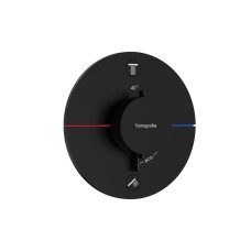 Термостат скрытого монтажа ShowerSelect Comfort S на 2 функции, Matt Black (15554670)