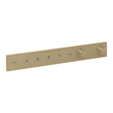 Термостат скрытого монтажа RainSelect на 5 клавиш, Brushed Bronze (15384140)