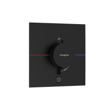 Термостат скрытого монтажа ShowerSelect Comfort E HighFlow на 1 функцию, Matt Black (15575670)