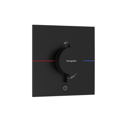 Термостат прихованого монтажу ShowerSelect Comfort E HighFlow на 1 функцію, Matt Black (15575670)