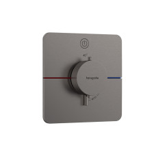Термостат скрытого монтажа ShowerSelect Comfort Q на 1 функцию, Brushed Black Chrome (15581340)