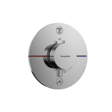 Термостат скрытого монтажа ShowerSelect Comfort S на 2 функции, Chrome (15554000)