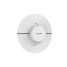 Термостат прихованого монтажу ShowerSelect Comfort S HighFlow, Matt White (15559700)