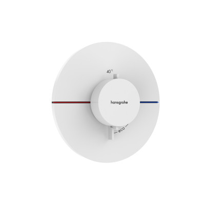 Термостат скрытого монтажа ShowerSelect Comfort S HighFlow, Matt White (15559700)