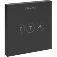 Перемикач ShowerSelect на 3 клавіші Matt Black (15764670)