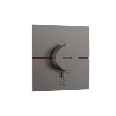 Термостат скрытого монтажа ShowerSelect Comfort E HighFlow на 1 функцию, Brush Black Chrome (15575340)
