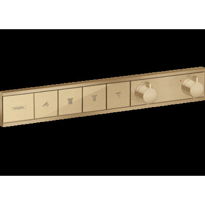 Термостат скрытого монтажа RainSelect на 4 клавиши Brushed bronze (15382140)