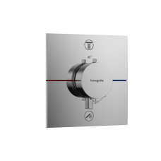 Термостат скрытого монтажа ShowerSelect Comfort E на 2 функции, Chrome (15572000)