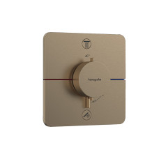 Термостат скрытого монтажа ShowerSelect Comfort Q на 2 функции, Brushed Bronze (15583140)