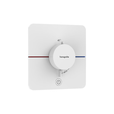 Термостат скрытого монтажа ShowerSelect Comfort Q HighFlow на 1 функцию, Matt White (15589700)
