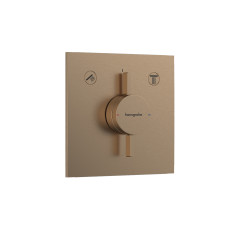 Смеситель скрытого монтажа DuoTurn E на 2 функции, Brushed Bronze (75417140)