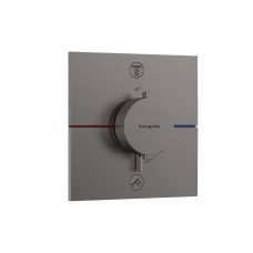 Термостат скрытого монтажа ShowerSelect Comfort E на 2 функции, Brushed Black Chrome (15572340)