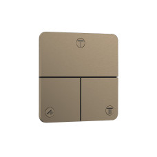 Переключатель ShowerSelect Comfort Q на 3 функции, Brushed Bronze (15587140)
