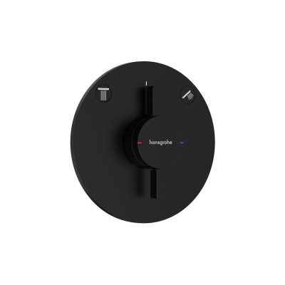 Змішувач прихованого монтажу DuoTurn S на 2 функції, Matt Black (75418670)