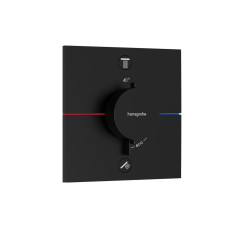 Термостат прихованого монтажу ShowerSelect Comfort E на 2 функції, Matt Black (15572670)