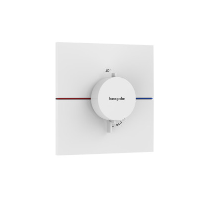 Термостат прихованого монтажу ShowerSelect Comfort E HighFlow, Matt White (15574700)