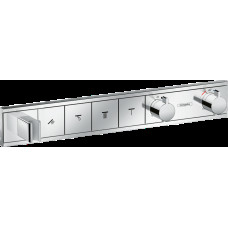 Термостат скрытого монтажа RainSelect на 4 клавиши, Chrome (15357000)