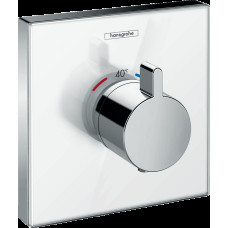 Термостат прихованого монтажу ShowerSelect Glass Highflow White/Chrome (15734400)