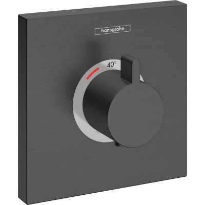 Термостат прихованого монтажу ShowerSelect Highflow Brushed Black Chrome (15760340)