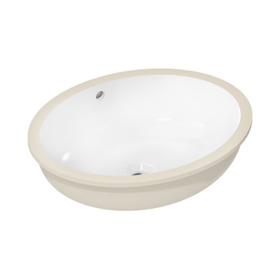 Умывальник Xuniva D SmartClean врезной под столешницу, 450х350 мм, White (61048450)