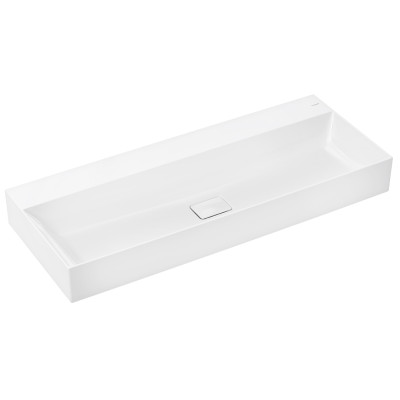 Умывальник Xevolos E 1200/480 без отверстия, без перелива, SmartClean White (61105450)