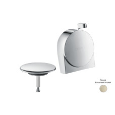 Наружная часть Exafill S к сифону на ванну с наполнением, Brushed Nickel 58117820