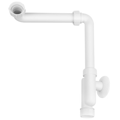 Сифон для умивальника з подовжувачем, пристінний 1 1/4" х 32мм HC13SPS-X32PF