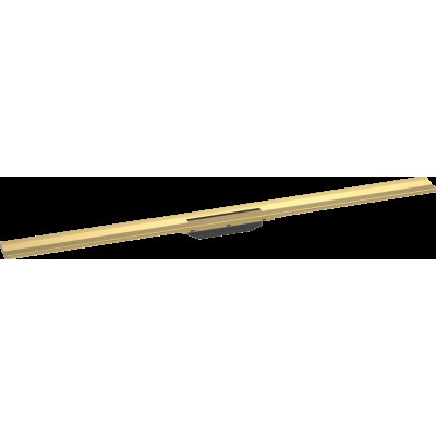 Верхняя часть "RainDrain Flex" для душевого трапа (пристенная) 1200 мм Polished Gold Optic (56054990)