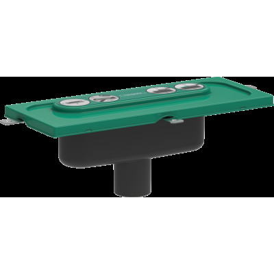 Скрытая часть для душевых трапов uBox universal вертикальная d50 (01002180)