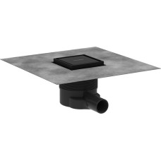 Душевой трап точечный "RainDrain Brilliance" 100x100х5 мм d40, Matt Black (56250670)
