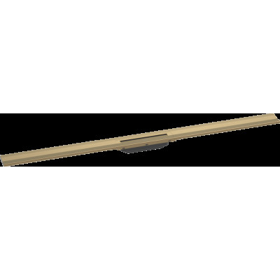 Верхняя часть "RainDrain Flex" для душевого трапа (пристенная) 1200 мм Brushed Bronze (56054140)
