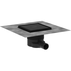Душевой трап точечный "RainDrain Brilliance" 150x150х5 мм d40, Matt Black (56251670)