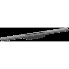 Верхняя часть "RainDrain Flex" для душевого трапа 700 мм Brushed Black (56043340)