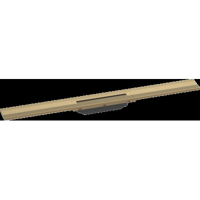 Верхняя часть "RainDrain Flex" для душевого трапа (пристенная) 800 мм Brushed Bronze (56051140)
