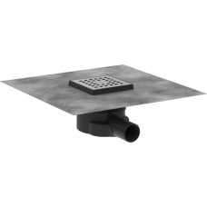 Душевой трап точечный "RainDrain Point" 100x100х11 мм d40, Brushed Stainless Steel (56246800)