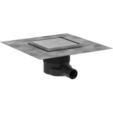 Душевой трап точечный "RainDrain Brilliance" 150х150х5 мм d40, Brushed Stainless Steel (56251800)