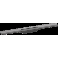 Верхняя часть "RainDrain Flex" для душевого трапа (пристенная) 700 мм Brushed Black (56050340)