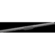 Верхняя часть "RainDrain Flex" для душевого трапа (пристенная) 1200 мм Brushed Black Chrome (56054340)