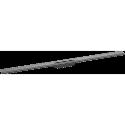 Верхняя часть "RainDrain Flex" для душевого трапа (пристенная) 1200 мм Brushed Black Chrome (56054340)