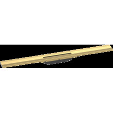 Верхняя часть "RainDrain Flex" для душевого трапа (пристенная) 800 мм Polished Gold Optic (56051990)