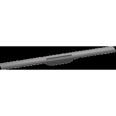 Верхняя часть "RainDrain Flex" для душевого трапа (пристенная) 900 мм Brushed Black Chrome (56052340)