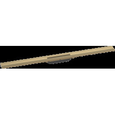 Верхняя часть "RainDrain Flex" для душевого трапа (пристенная) 1000 мм Brushed Bronze (56053140)