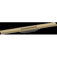 Верхняя часть "RainDrain Flex" для душевого трапа (пристенная) 700 мм Brushed Bronze (56050140)