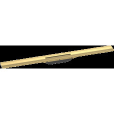Верхняя часть "RainDrain Flex" для душевого трапа (пристенная) 900 мм Polished Gold Optic (56052990)