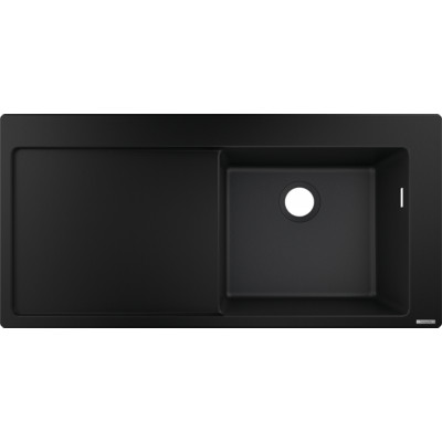 Кухонна мийка S514-F450 1050х510: полиця ліворуч Graphiteblack (43314170)