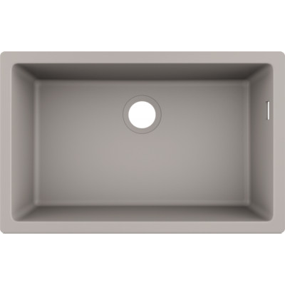 Кухонна мийка S510-U660 під стільницю 710х450 Concretegrey (43432380)