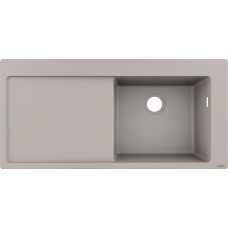 Кухонна мийка S514-F450 1050х415 полиця з ліва Concretegrey (43314380)