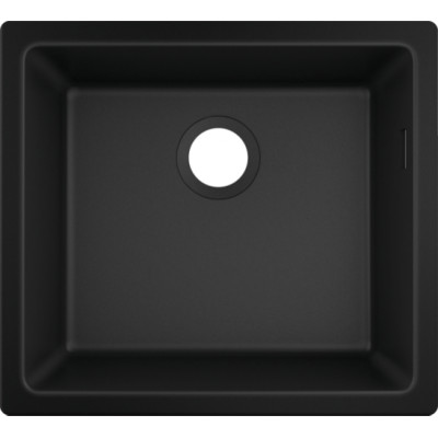 Кухонна мийка S510-U450 під стільницю 500х450 Graphiteblack (43431170)